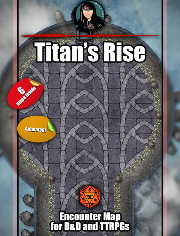 Titan's Rise battle map pack for D&D on Foundry VTT