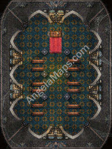 Gothic church battle map