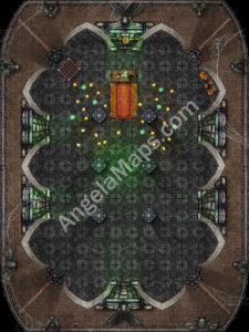 Halloween gothic battle map