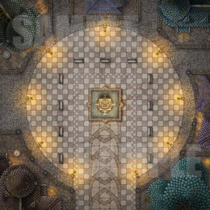 Lady of pain - Sigil - city square battle map