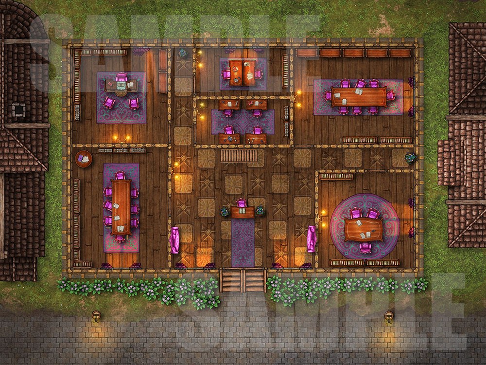 Law office D&D battle map