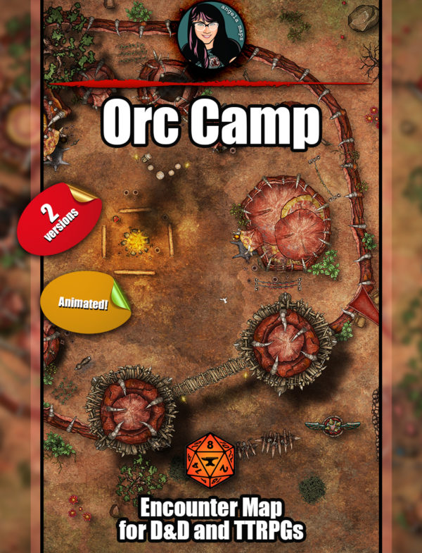 Orc Camp battle map