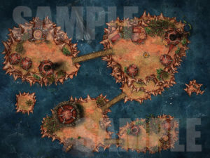 Orc camp battle map D&D