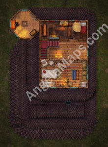 Trollskull Manor - 5 floors -broken and repaired - D&D battlemap