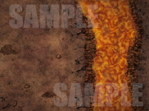 Hellscape battlemap for D&D