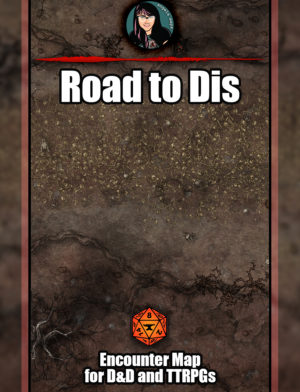 Road to Dis battlemap - Foundry VTT support.  JPG