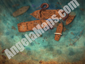 Ship Graveyard battlemap for Foundry VTT