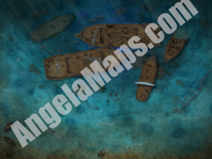Ship Graveyard battlemap for Foundry VTT