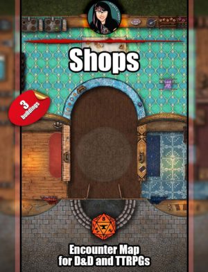 Magic Shop, Seamstress, Coach House Stable- Foundry VTT support.  JPG