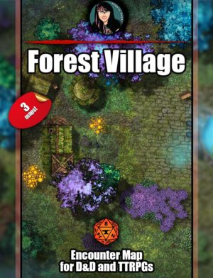 Forest Village - Foundry VTT support.  JPG