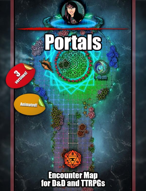 Portals - Foundry VTT support - Animated  JPG/MP4/WEBM