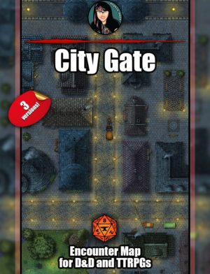 City Gate - Foundry VTT support -  JPG