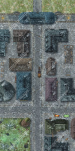 City Gate , big 40x80 d&D battle map