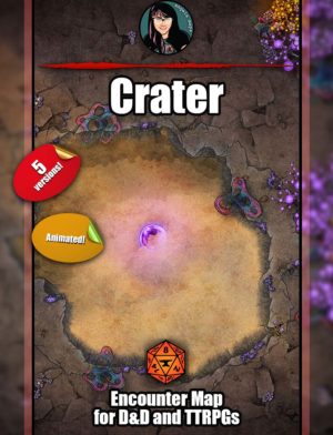 Crater - Foundry VTT support - Animated  JPG/WEBM
