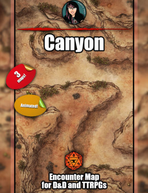 Canyon- Foundry VTT support - Animated  JPG/MP4/WEBM