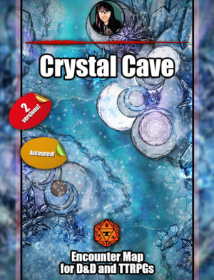 Crystal Ice Cavern - Foundry VTT support - Animated  JPG/WEBM