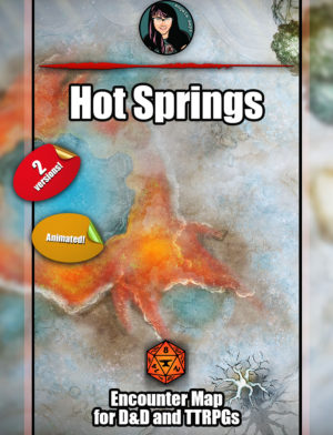Hot Springs - Foundry VTT support - Animated  JPG/WEBM