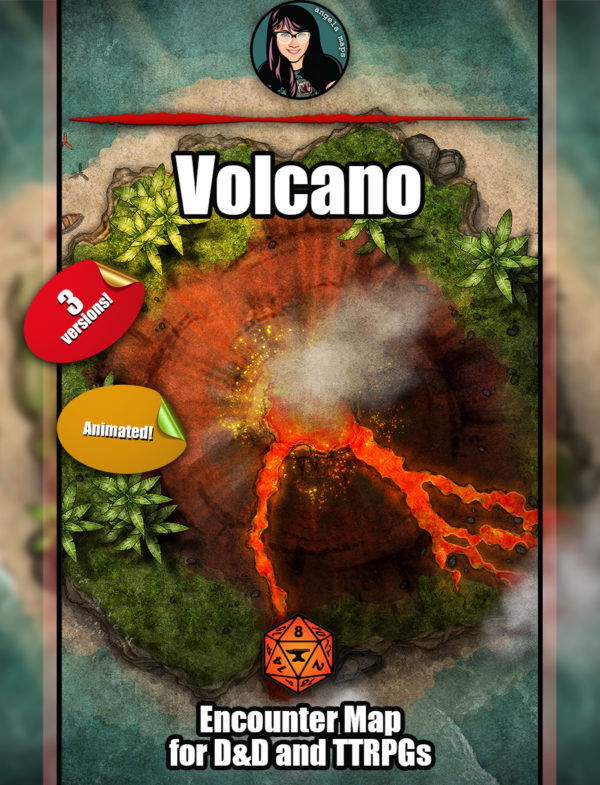 Volcano Foundry VTT support - Animated  JPG/WEBM