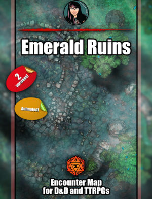 Emerald Ruins with Foundry VTT support - Animated  JPG/WEBM