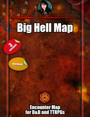 Big Hell Map Foundry VTT support - Animated  JPG/WEBM