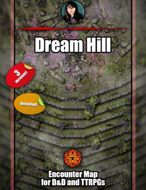 Ruins Atop Dream Hill battle map with Foundry VTT support - Animated  JPG/WEBM