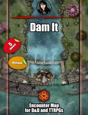 Dam It phased battle map with Foundry VTT support - Animated JPG/WEBM