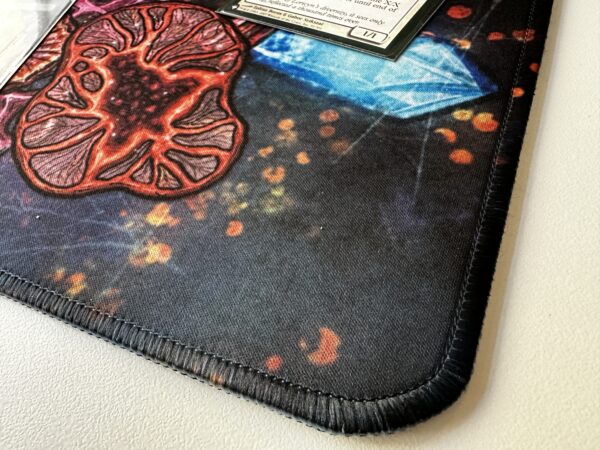 Nice corner stitching on TCG playmats
