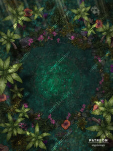 Sparkly feywold jungle battle map