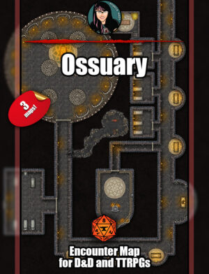 Ossuary battle map pack for FVTT