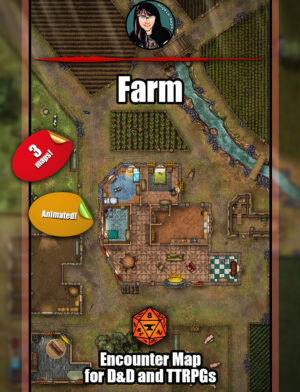 Farm battle map set by Angela maps including normal, evil and fey version.