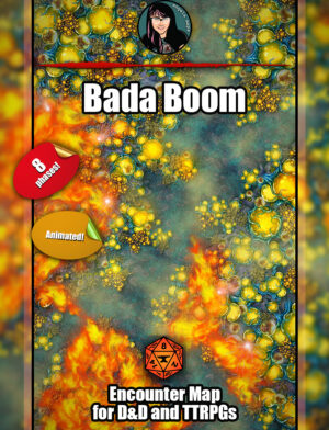 Bada Boom!- animated & phased battle map pack setup for Foundry VTT
