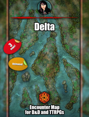 Delta - animated battle map pack with Foundry VTT