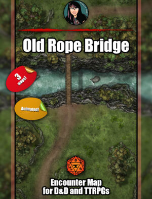 Old Rope Bridge - animated battle map pack with Foundry VTT