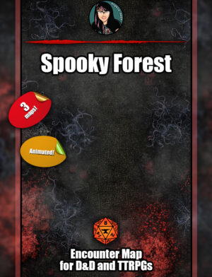 Spooky Forest - animated battle map pack with Foundry VTT