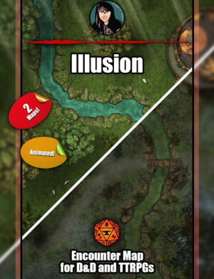 Illusion - animated hag house battle map pack with Foundry VTT