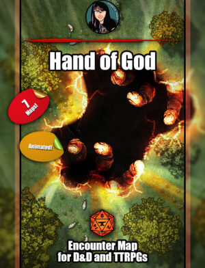 Hand of God - animated battle map pack with Foundry VTT