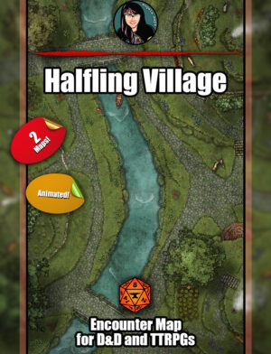 Halfling Village - animated battle map pack with Foundry VTT