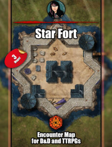 Star Fort - battle map pack with Foundry VTT