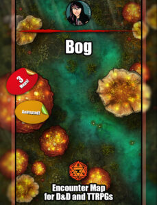 Bog - animated battle map pack with Foundry VTT