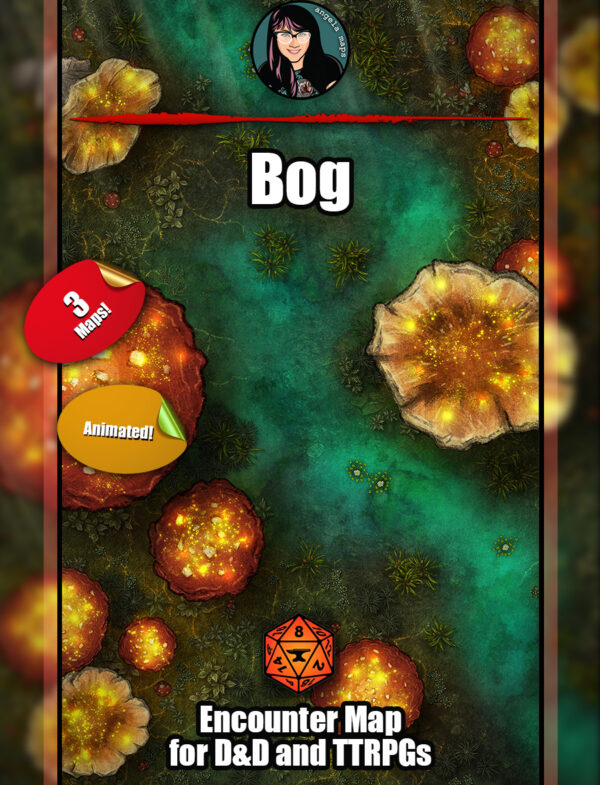 Bog - animated battle map pack with Foundry VTT