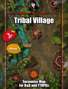 Tribal Village - animated battle map pack with Foundry VTT