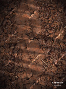 Needle pass battle map pack with spike shaped rocks in a canyon