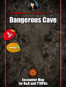 Dangerous Cave - animated battle map pack with Foundry VTT