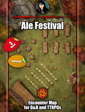 Ale Festival - animated battle map pack with Foundry VTT