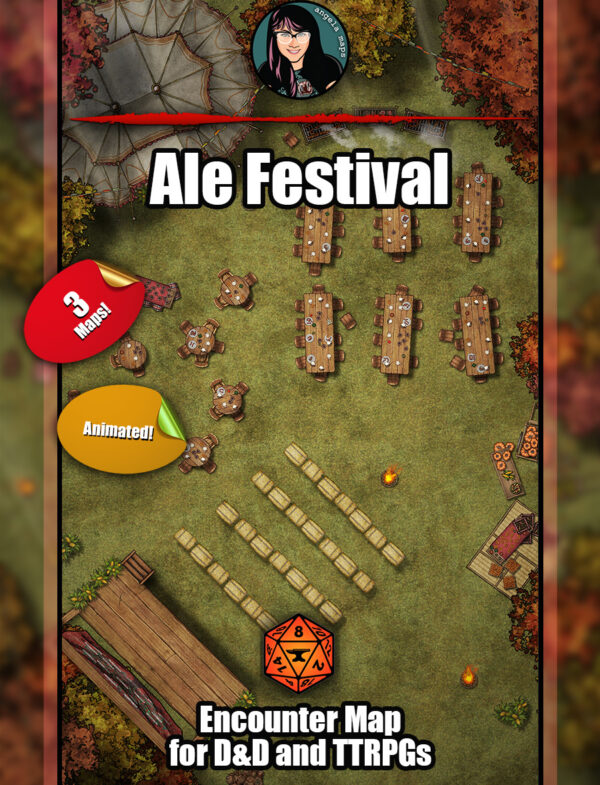 Ale Festival - animated battle map pack with Foundry VTT