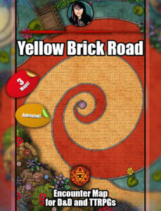 Yellow Brick Road - animated battle map pack with Foundry VTT