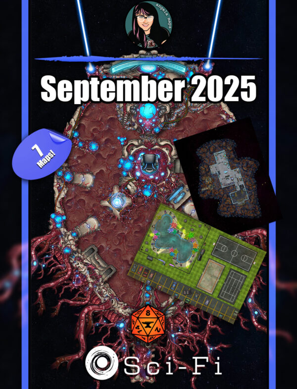September 2025 Scifi - animated battle map pack with Foundry VTT
