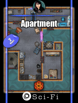 Apartment - battle map pack with Foundry VTT