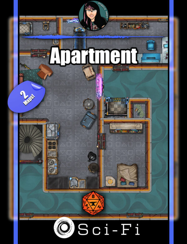 Apartment - battle map pack with Foundry VTT