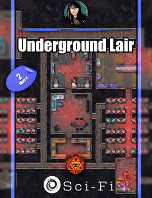 Underground Lair - battle map pack with Foundry VTT